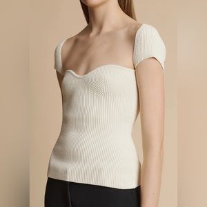 KHAITE THE ISTA TOP in Ivory (NWT!)